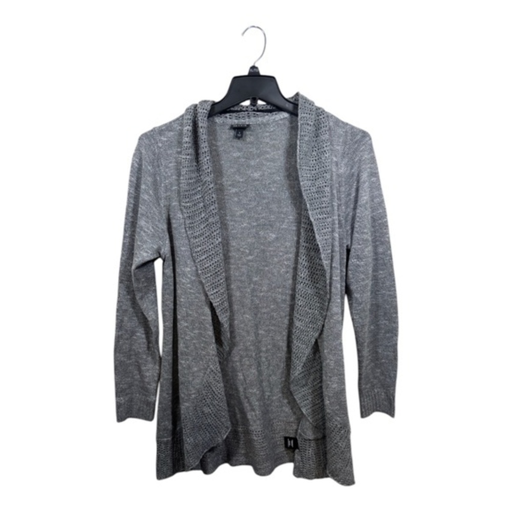 Torrid Cardigan Womens Size 1X Gray Open Cottagecore Coastal Minimalist Long Sle